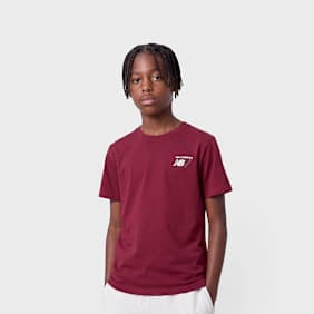 New Balance Athletics Running Graphic Tee czerwony