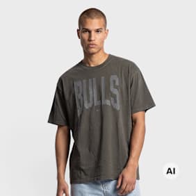 Nike Chicago Bulls Basketball-T-Shirt grijs