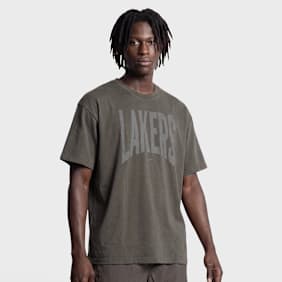 Nike Los Angeles Lakers Basketball-T-Shirt Grigio