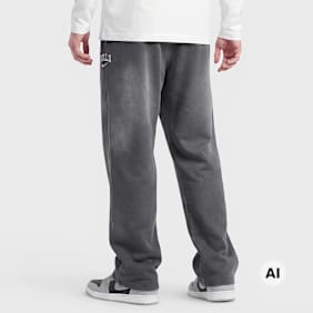 Nike   CHI MNK TF SI Fleece Open Hem Washed Pant grau