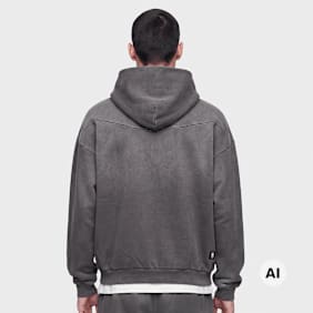 Nike   Boston MNK Therma-FIT Standard Issue Fleece Washed Hoodie szary