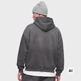 Nike   LA Lakers MNK Therma-FIT Standard Issue Washed Hoodie szary