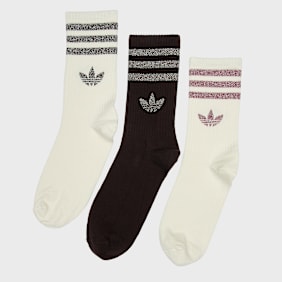 adidas Originals 3 PACK - 3-Stripes Glitter Crew Socks multicolor