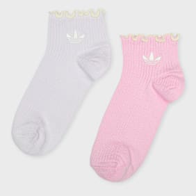 adidas Originals 2 PACK - Ruffle Quarter Socks višebojno