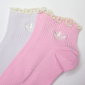 adidas Originals 2 PACK - Ruffle Quarter Socks multicolor