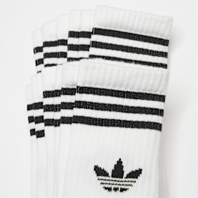 Undefined Brand 6 PACK - 3 Stripes Crew blanc