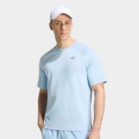 adidas Originals Tech Trefoil Essentials Polyester Tee blu