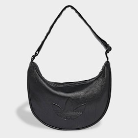 adidas Originals Adicolor Half Crescent Bag Metallic PU zwart
