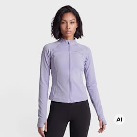 New Balance Harmony Fitted Full Zip violeta