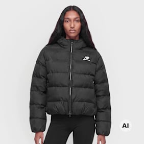 New Balance Boston Puffer Jacket schwarz