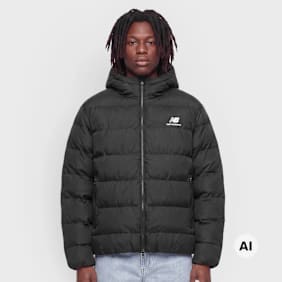 New Balance Boston Puffer Jacket noir