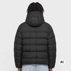 New Balance Boston Puffer Jacket czarny