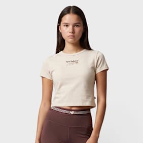 New Balance Trackside Ringer T-Shirt bež