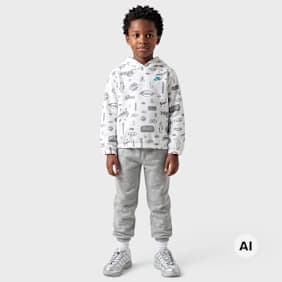 Nike Sportswear All Over Print Fleece 2-Piece Set višebojno
