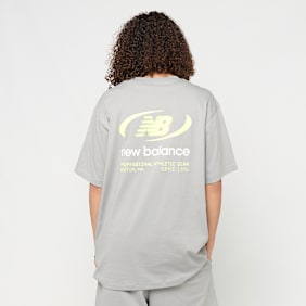 New Balance Semi Oval NB T-Shirt szary