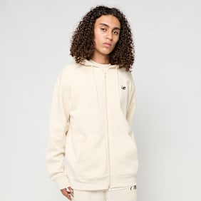 New Balance Sport Essential Logo Fleece Fullzip bege