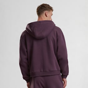 Urban Classics Fluffy Zip Hoody fioletowy