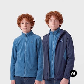 Jordan 3 IN 1 Systems Jacket niebieski