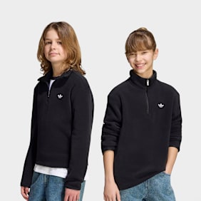 adidas Originals Loose Fleece Halfzip Sweatshirt noir