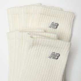 New Balance 6 PACK - Kids Patch Logo Midcalf Socks wit