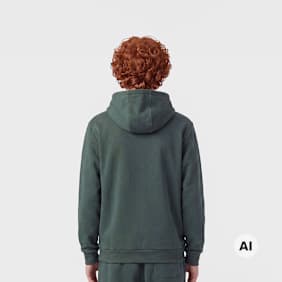 Urban Classics Fluffy Hoody black zielony