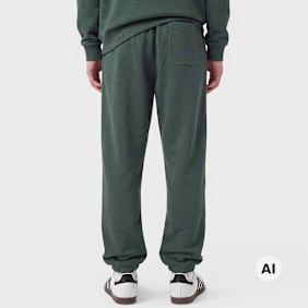 Urban Classics Fluffy Sweatpants groen