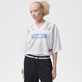 Jordan Brooklyn Shortsleeve Jersey Top blanco