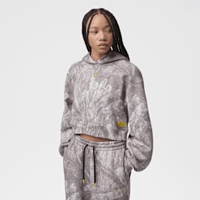 Jordan Brooklyn Fleece Crop Realtree Pullover grijs