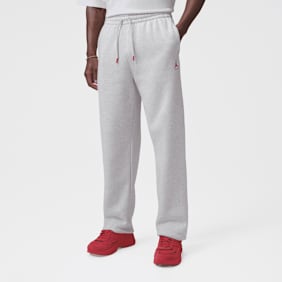 Jordan Brooklyn Statement Fleece Open Hem Pant szary