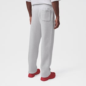 Jordan Brooklyn Statement Fleece Open Hem Pant szary