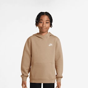 Nike Sportswear Club Fleece Hoodie Low Brand Read beige