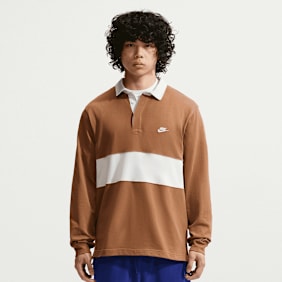 Nike   Club Longsleeve Rugby Top marrón