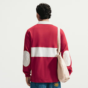 Nike   Club Longsleeve Rugby Top rojo