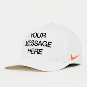 Nike Rise "Your Message Here" Structured A-Frame Cap weiß