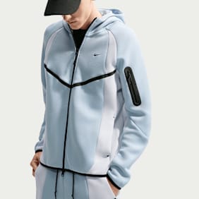 Nike   Tech Color-Block Full-Zip Fleece Windrunner Jacket niebieski