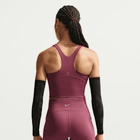 Nike Tempo Dri-FIT Mid Support Crop Bra Tank rosa