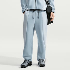 Nike   Tech Color-Block Open-Hem Fleece Pants blau