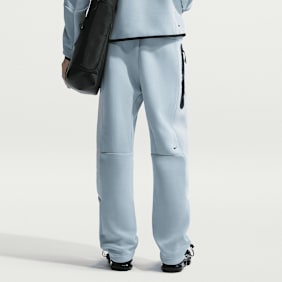 Nike   Tech Color-Block Open-Hem Fleece Pants blau