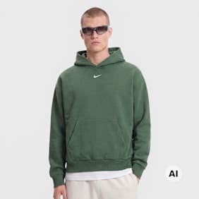Nike Solo Fleece Hoodie grün