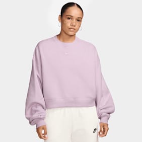 Nike   Studio Fleece Oversized Cropped Crew roza