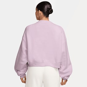Nike   Studio Fleece Oversized Cropped Crew roza