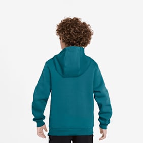 Nike   Sportswear Club Fleece Hoodie Low Brand Read plava