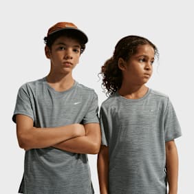 Nike   Miler Dri-FIT Short-Sleeve Top gris