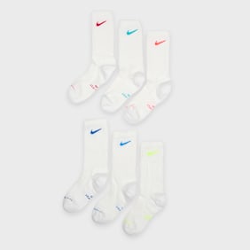 Nike   6 PACK - Everyday Elevated Crew blanc