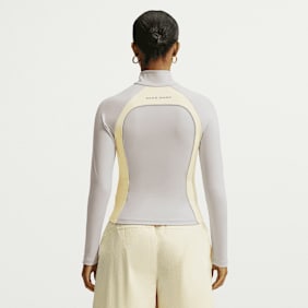 Nike   Sportswear Full-Zip Long-Sleeve Top beż