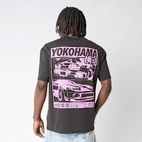 Mister Tee Yokohama Vintage Oversize Tee noir