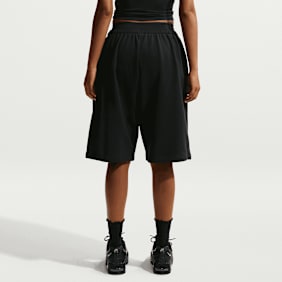 Nike   Sportswear Oversized Mid-Rise French Terry Bermuda Shorts noir