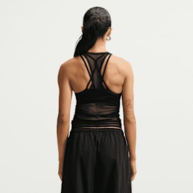 Nike   Sportswear Tight Sheer Tank Top czarny