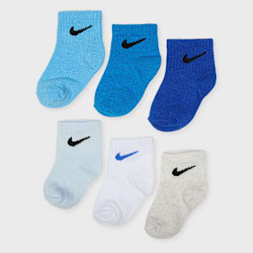 Nike   6 PACK - Swoosh Infant Ankle Sock azul