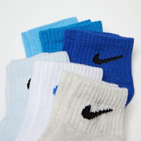Nike 6 PACK - Swoosh Infant Ankle Sock blau